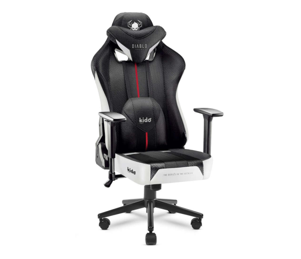 DIABLO Chairs X-PLAYER 2.0 Kids biało-czarny - 1208675 - zdjęcie